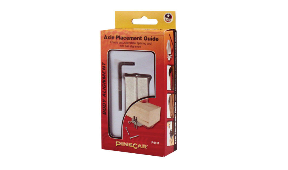PineCar 4611 Axle Placement Guide