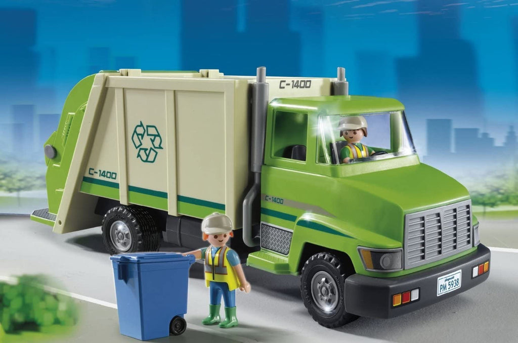 Playmobil 05679 Green Recycling Truck