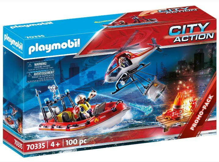 Playmobil 70335 Fire Rescue Mission 100 Piece Playset