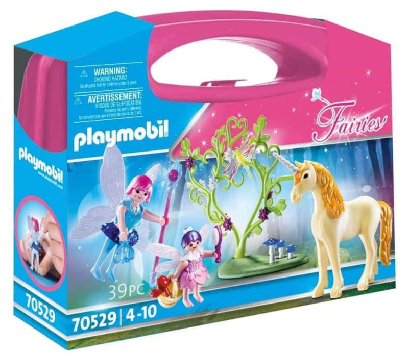 Playmobil 70529 Fairy Unicorn Carry Case-39 Pieces
