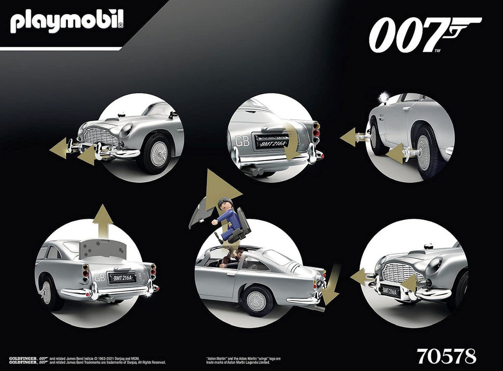 Playmobil 70578 Playmobil James Bond Aston Martin DB5 – Goldfinger Edition