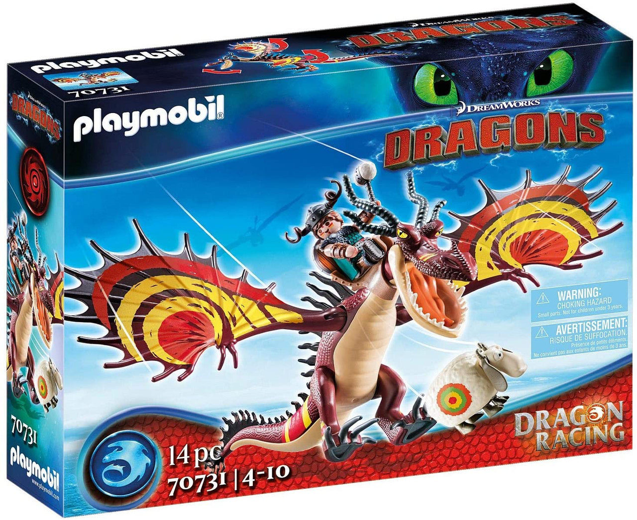 Playmobil 70731 Dragon Racing: Snotlout and Hookfang