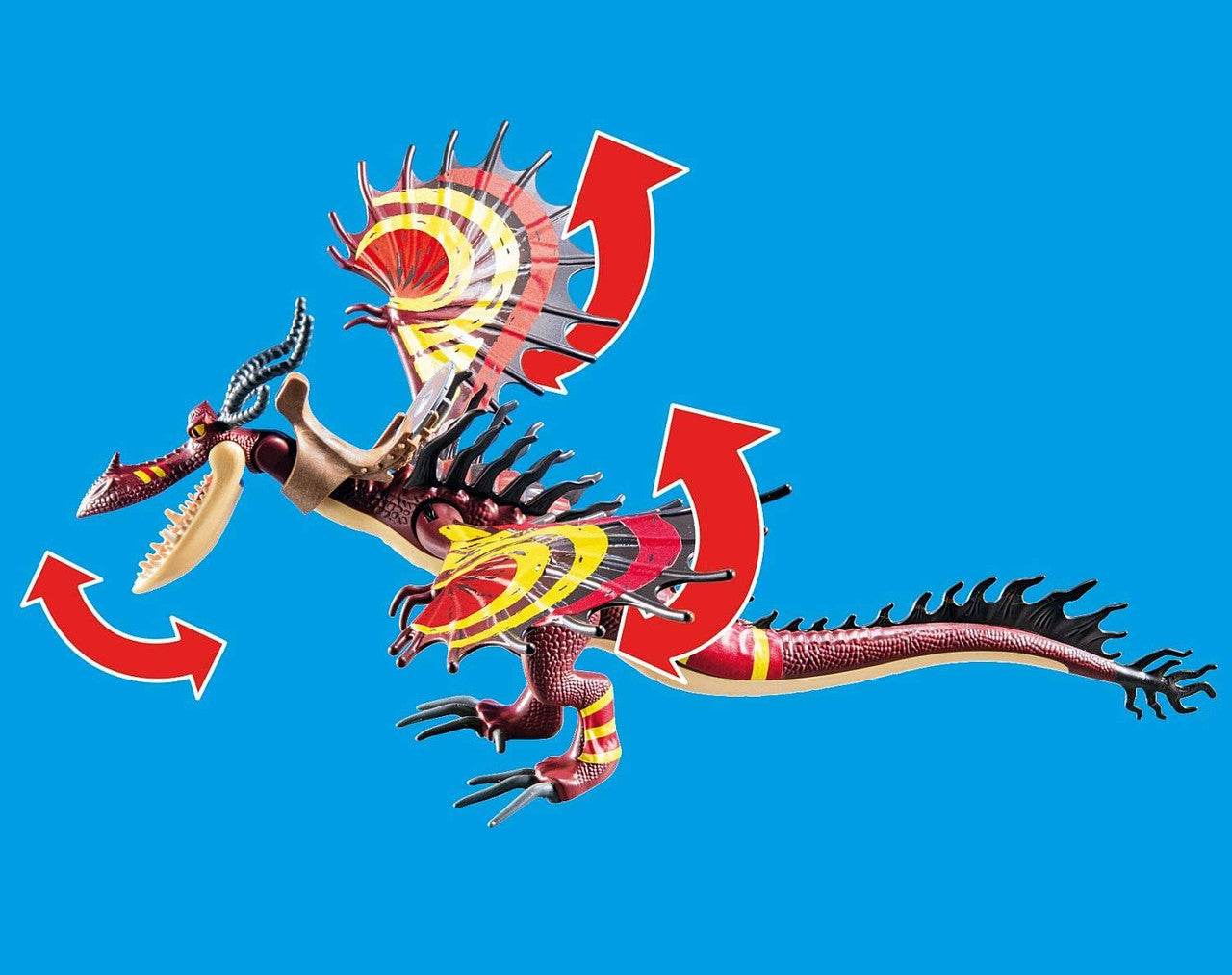 Playmobil 70731 Dragon Racing: Snotlout and Hookfang