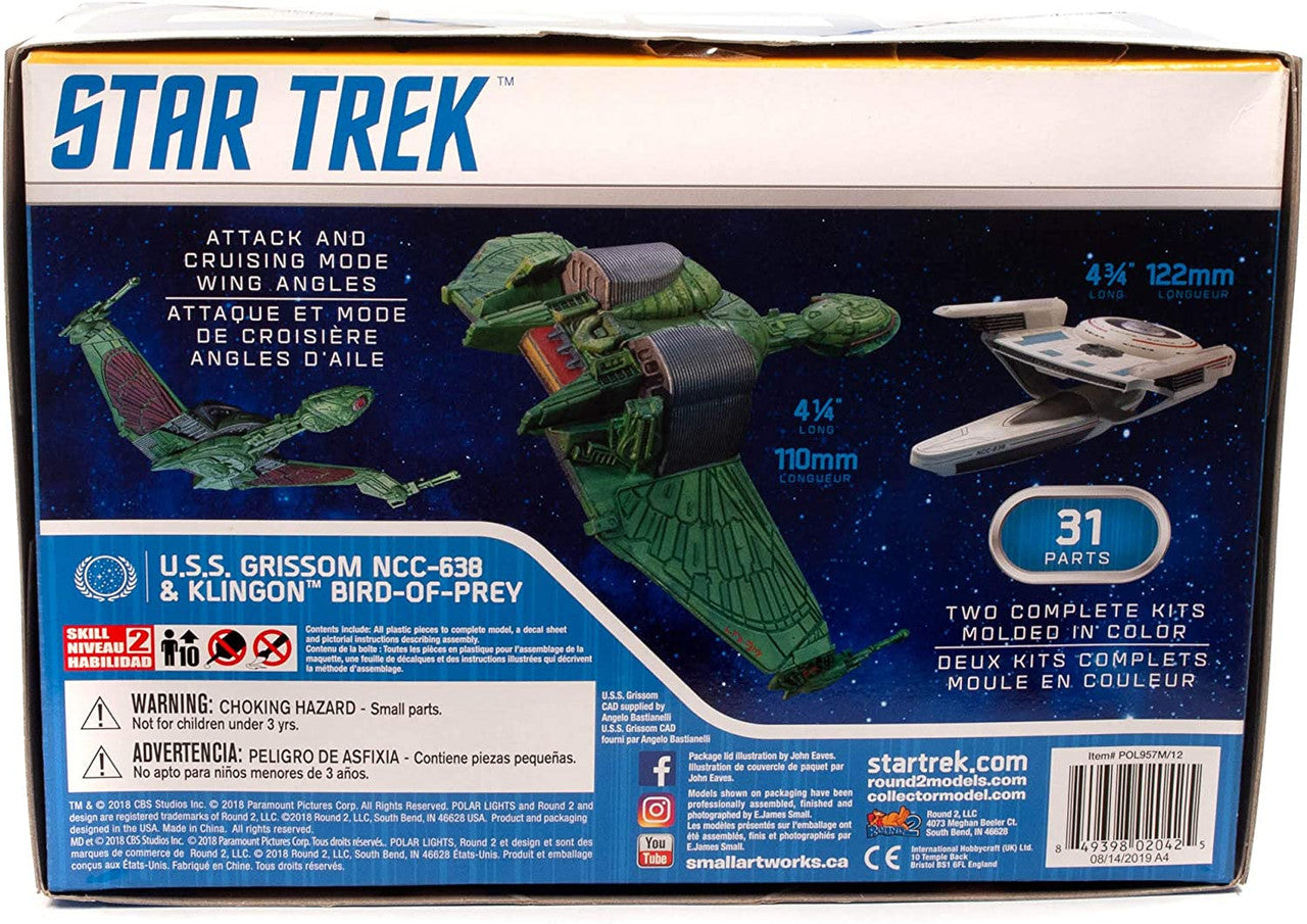 Polar Lights  957 Star Trek U.S.S. Grissom / Klingon BoP