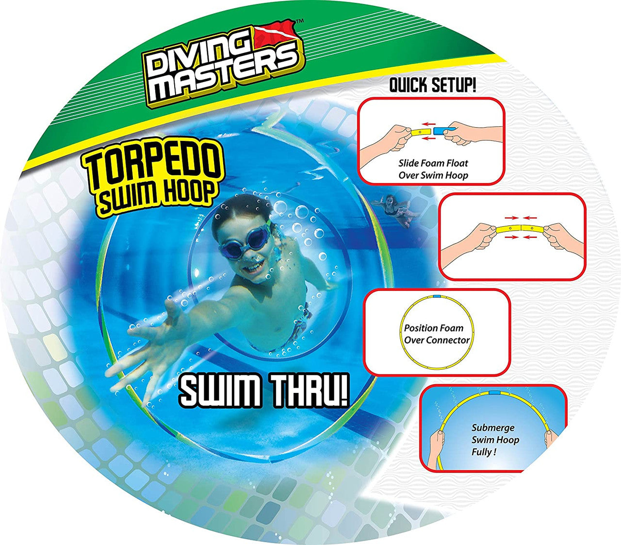 Prime Time Toys 82110 Torpedo Swim Hoops 2-pcs
