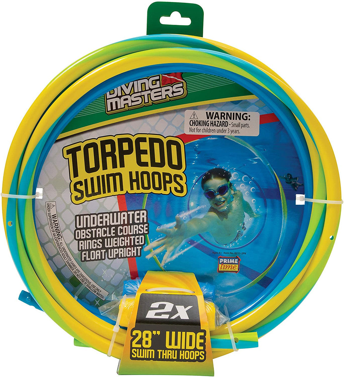 Prime Time Toys 82110 Torpedo Swim Hoops 2-pcs