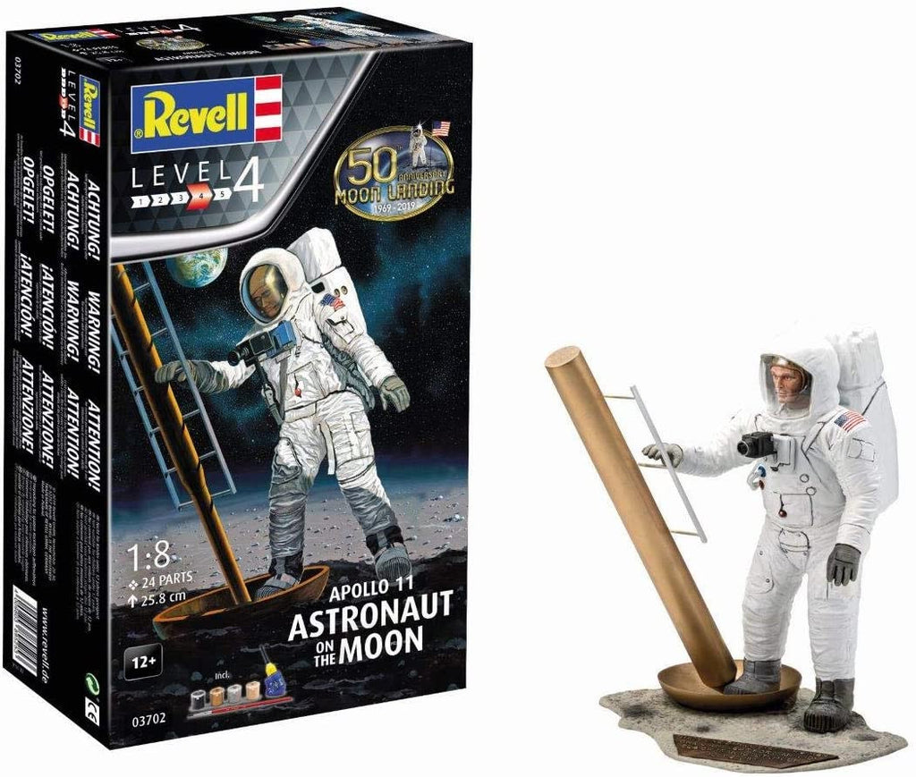 Revell 803702 Apollo 11 Astronaut On The Moon - Skill 4