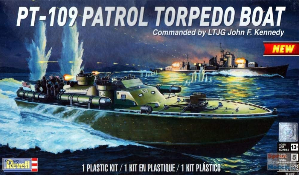 Revell 850319 Pt-109 Patrol Torpedo Boat - Jfk - Skill 5