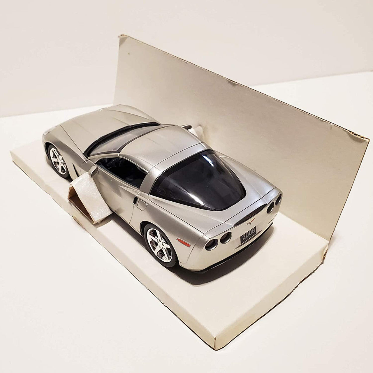 Revell 850965 Silver 2006 Corvette Coupe PRE-Built Promo Car Model