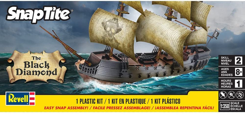 Revell 851971 Black Diamond Pirate Ship - Skill 1