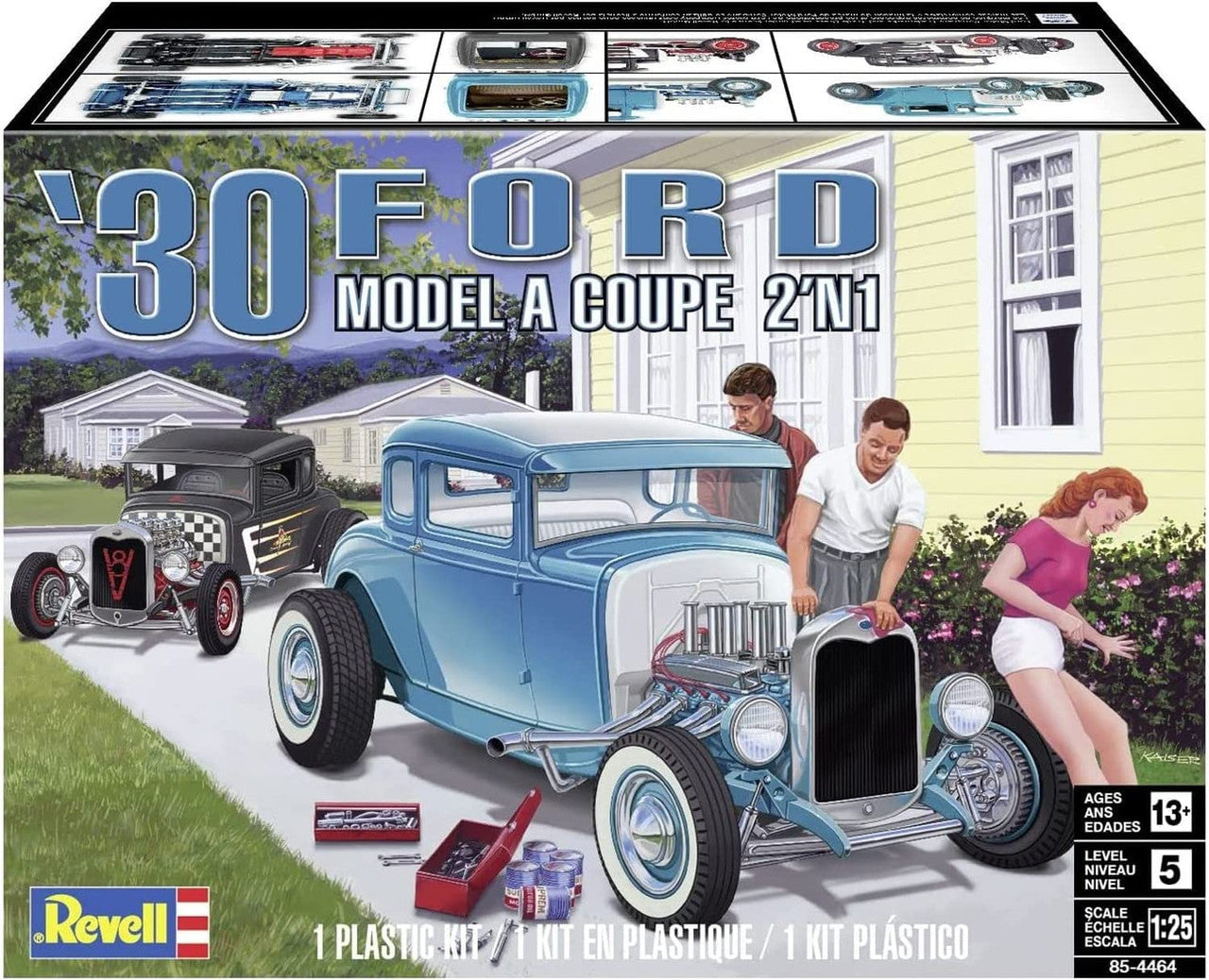 Revell 854464 30 Ford Model A Coupe 2n1 Skill 5