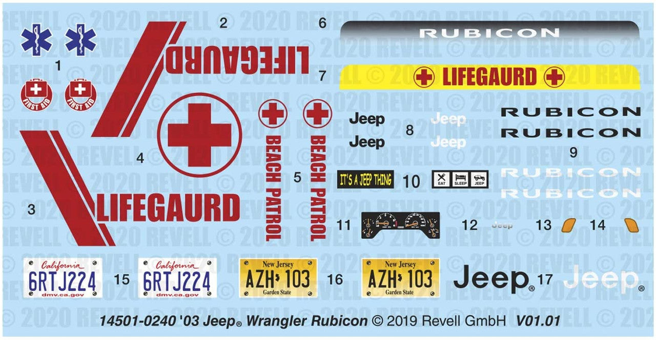 Revell 854501 Jeep Wrangler Rubicon Special Edition - Skill 4
