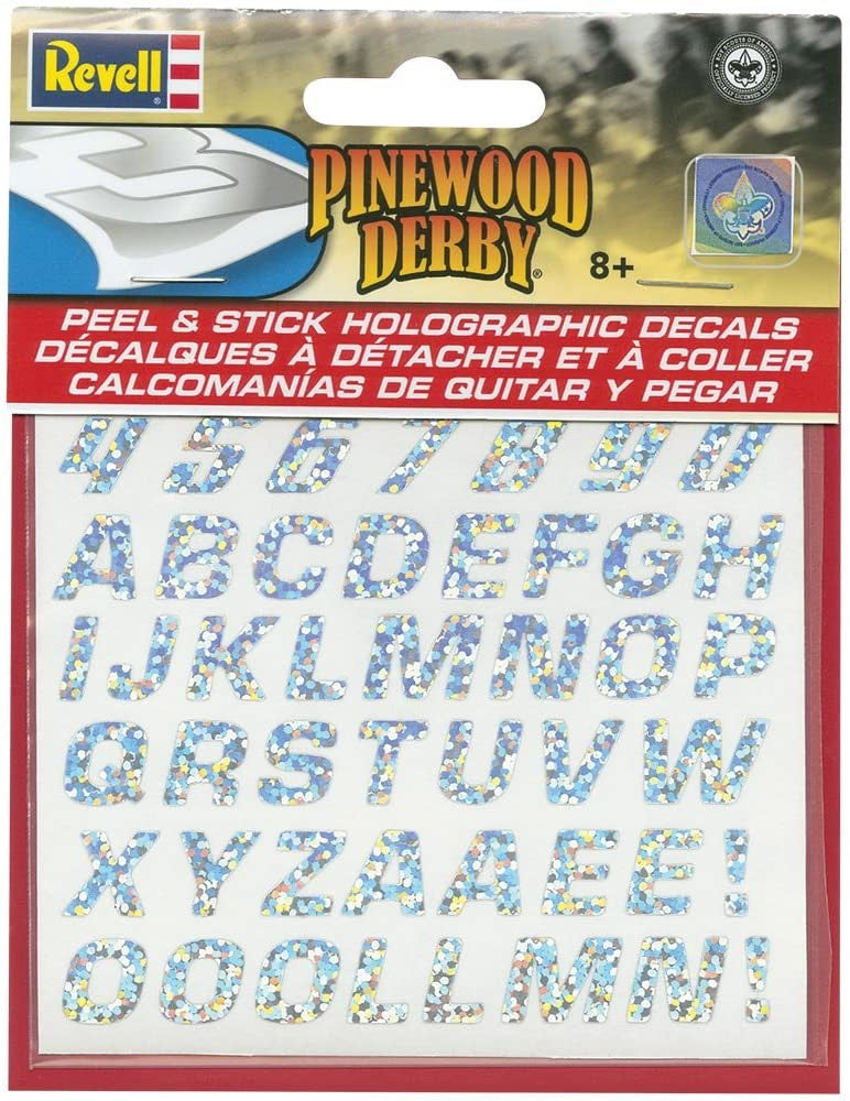 Revell 9446 Bsa Pwd Peel & Stick Hologram Decal Numbers
