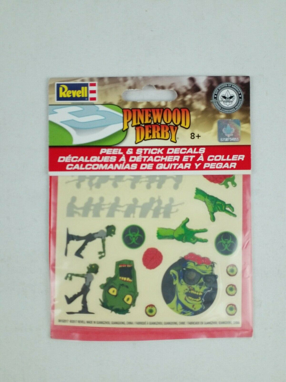 Revell 9457 Bsa Pwd Peel & Stick Decal Zombie