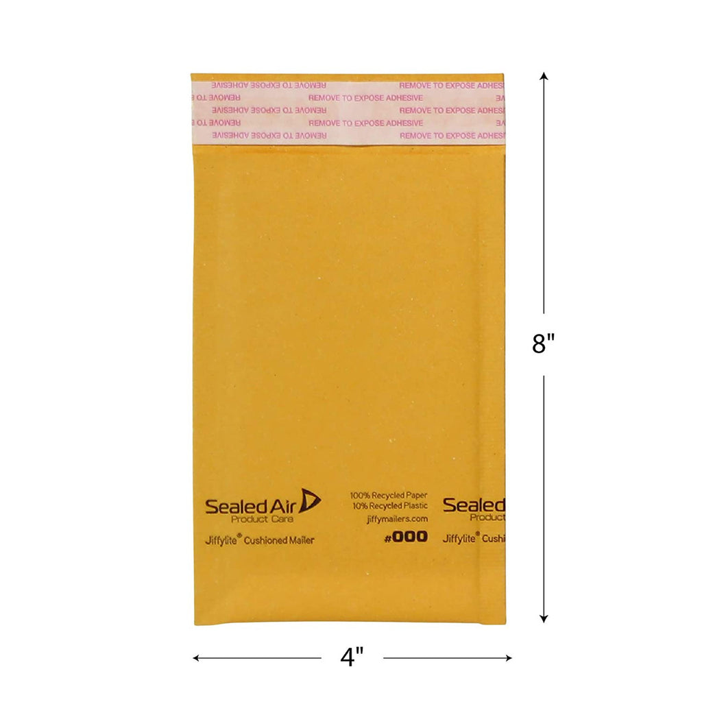 Sealed Air 55304 Superior Envelope, 4 x 8, Manila, Case of 250