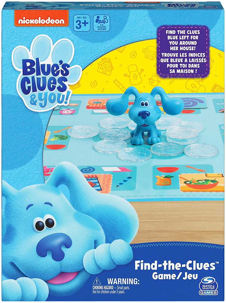 Spin Master 31391 Nickelodeon Blue's Clues Find The Clues - Matching Board Game