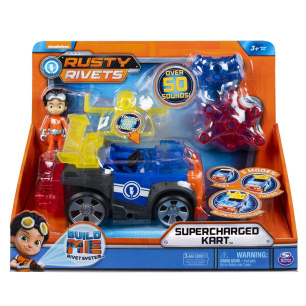 Spin Master 54356 Rusty Rivets Supercharged Kart