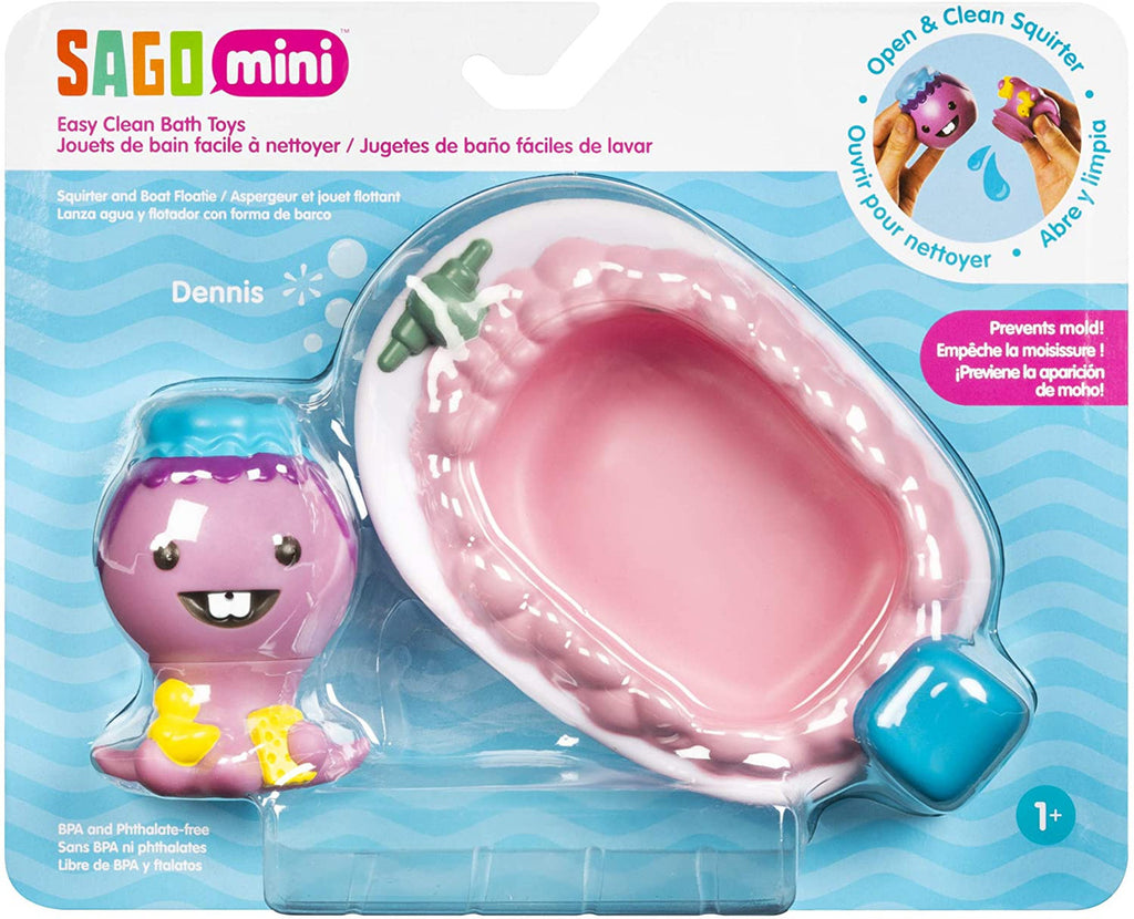 Spin Master 55512 Sago Mini, Dennis’ Bathtub Squirter & Boat Floatie