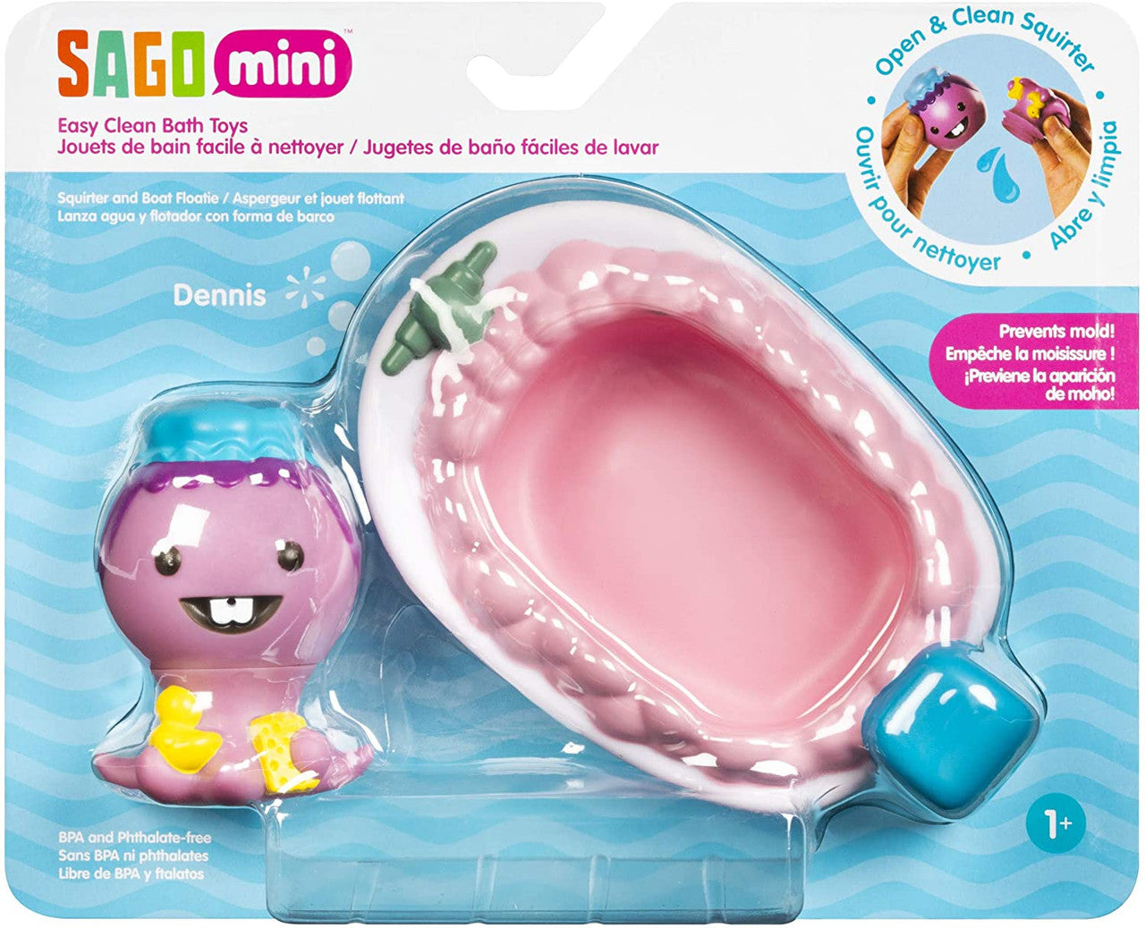 Spin Master 55512 Sago Mini, Dennis’ Bathtub Squirter & Boat Floatie