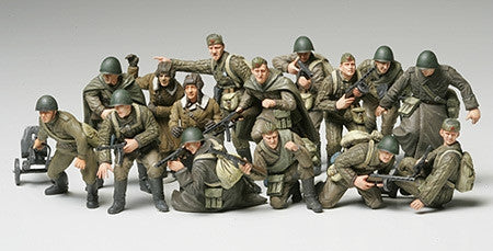 Tamiya 32521 1/48 WWII Russian Infantry/Tank Crew