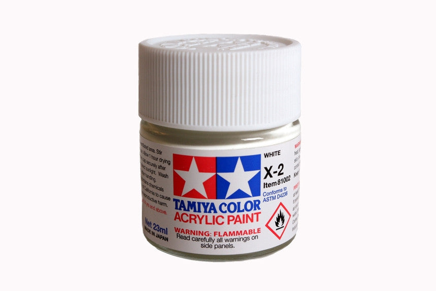 Tamiya 81002 Large Acrylic X-2 White - 23ml