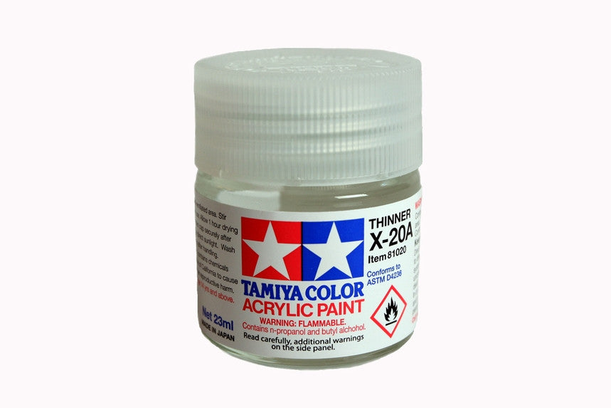 Tamiya 81020 Large Acrylic X-20A Thinner - 23ml
