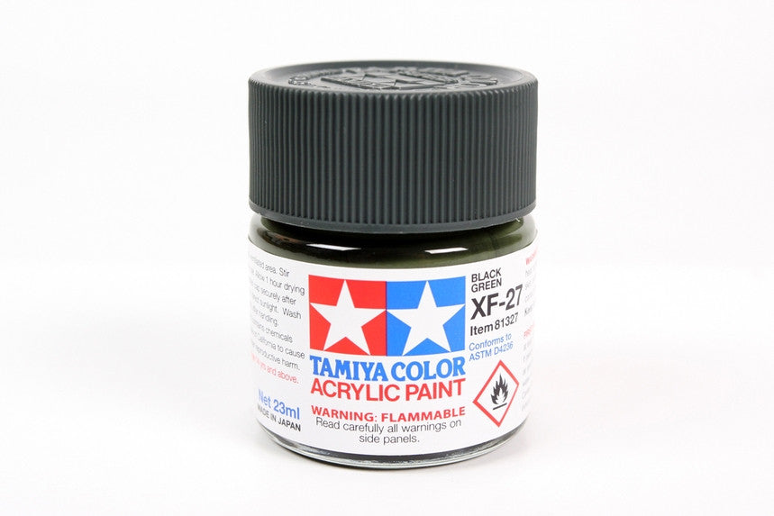 Tamiya 81327 Large Acrylic XF-27 Black Green - 23ml