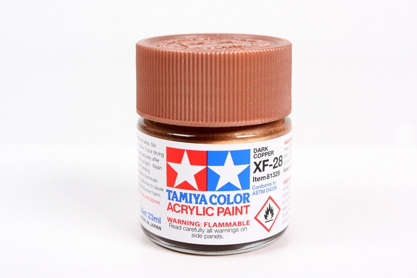Tamiya 81328 Large Acrylic XF-28 Dark Copper - 23ml