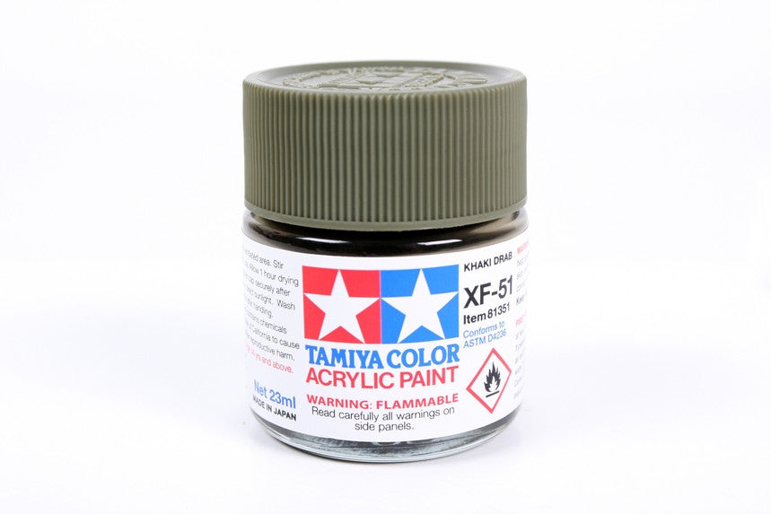 Tamiya 81351 Large Acrylic XF-51 Khaki Drab - 23ml