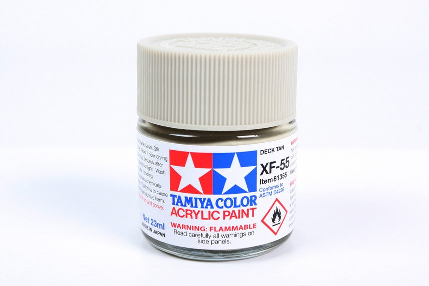 Tamiya 81355 Large Acrylic XF-55 Deck Tan - 23ml