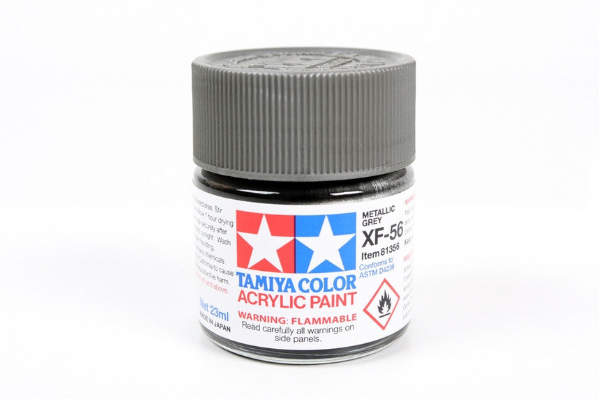 Tamiya 81356 Large Acrylic XF-56 Metallic Gray - 23ml