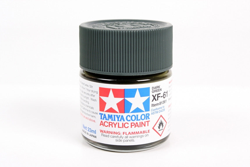 Tamiya 81361 Large Acrylic XF-61 Dark Green - 23ml