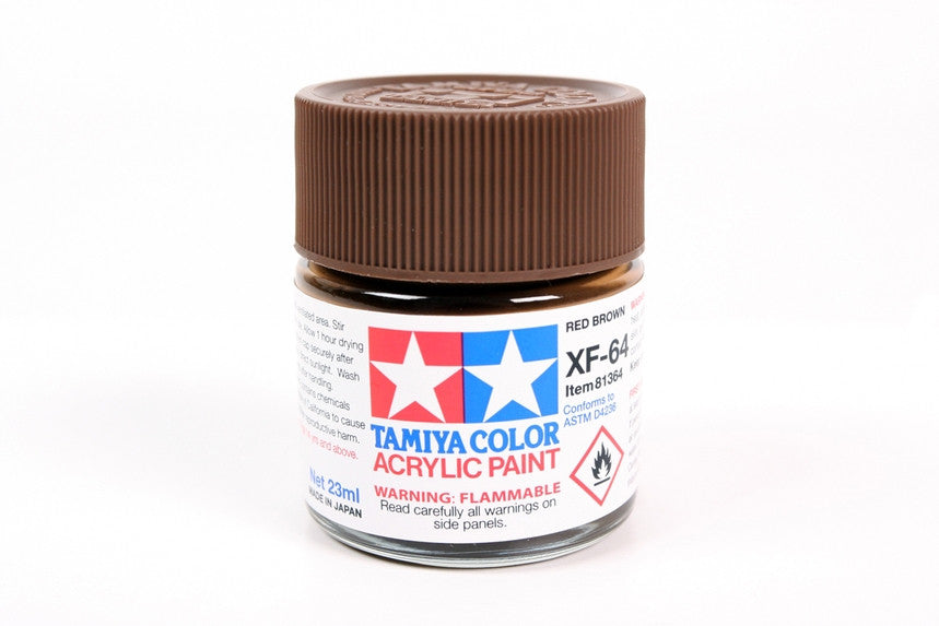 Tamiya 81364 Large Acrylic XF-64 Red Brown - 23ml