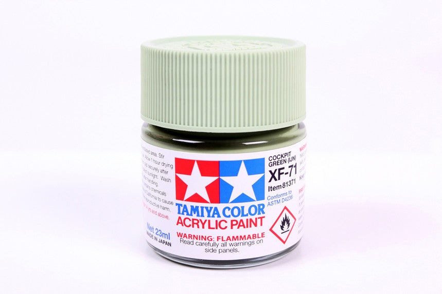 Tamiya 81371 Large Acrylic XF-71 Cockpit Green - 23ml
