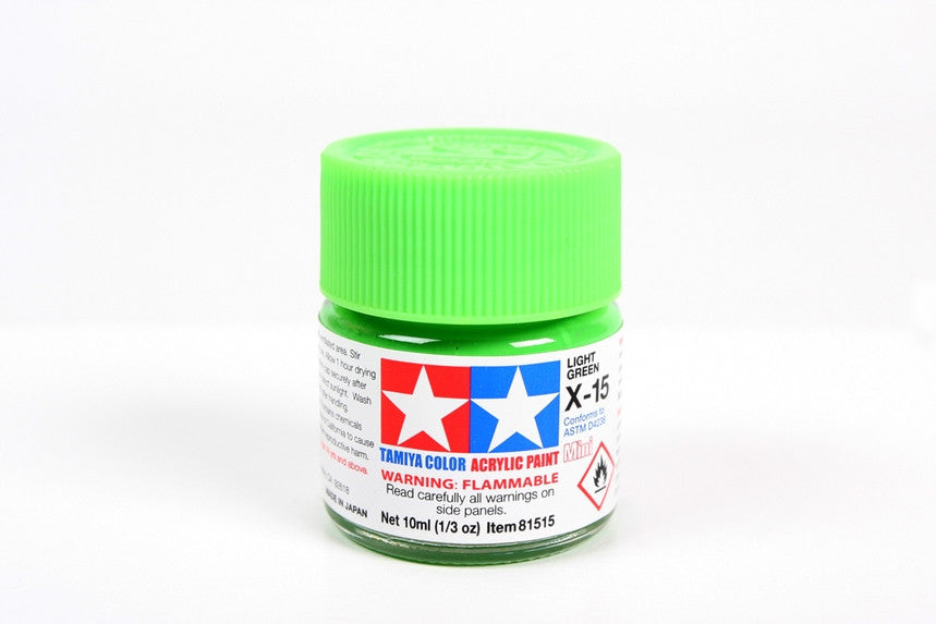 Tamiya 81515 Mini Acrylic X-15 Light Green - 10ml