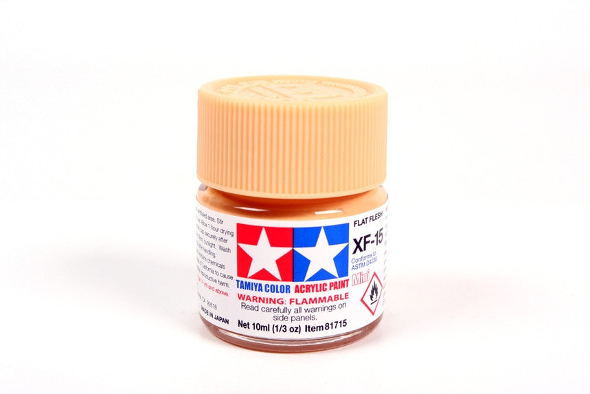 Tamiya 81715 Mini Acrylic XF-15 Flat Flesh - 10ml