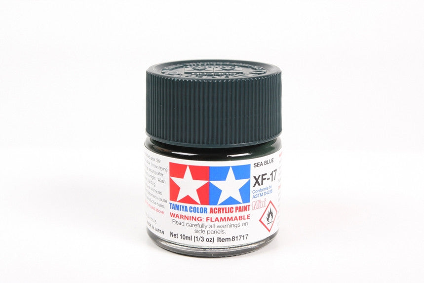 Tamiya 81717 Mini Acrylic XF-17 Sea Blue - 10ml