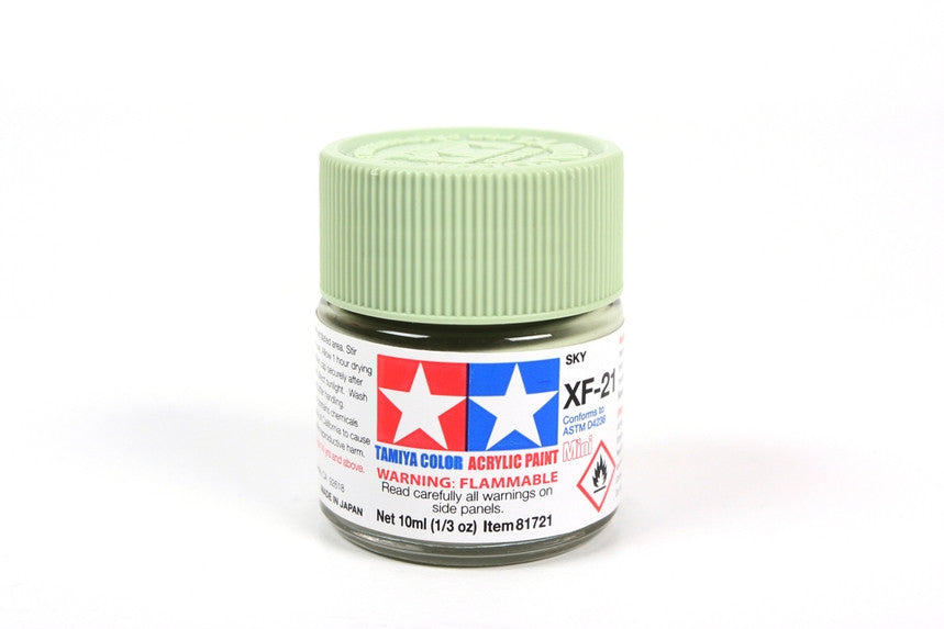 Tamiya 81721 Mini Acrylic XF-21 Sky - 10ml
