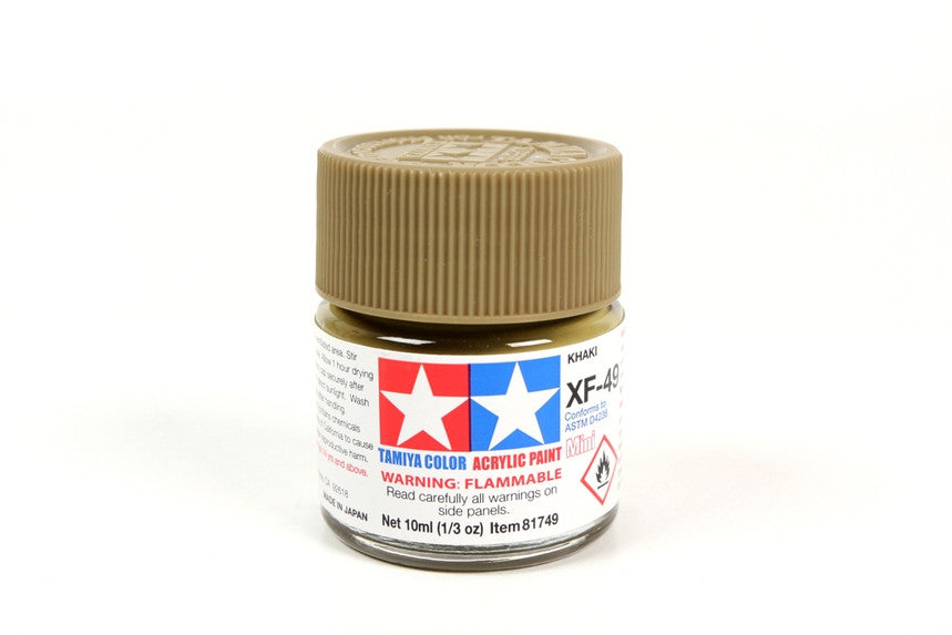 Tamiya 81749 Mini Acrylic XF-49 Khaki - 10ml