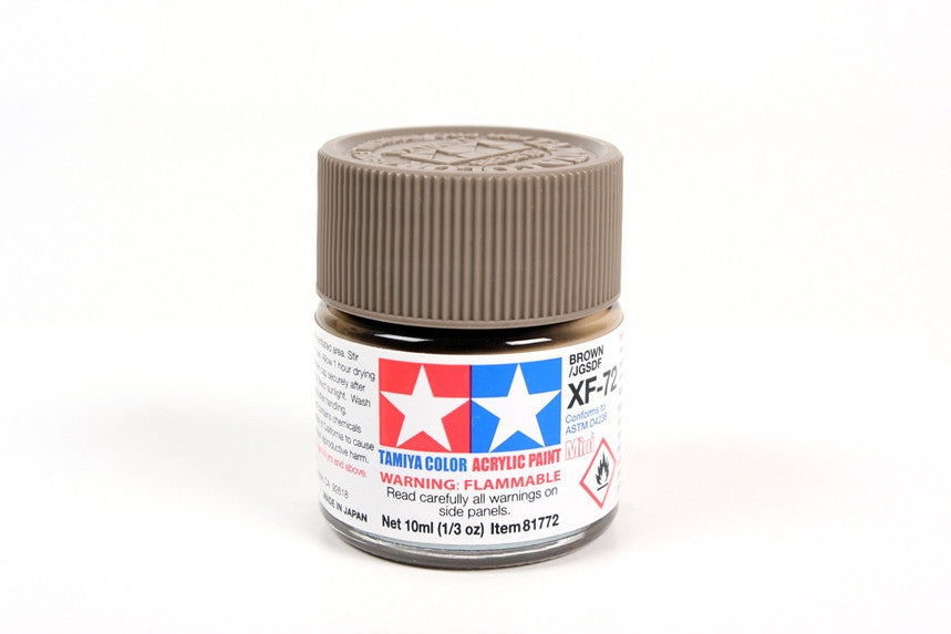 Tamiya 81772 Mini Acrylic XF-72 Brown - 10ml