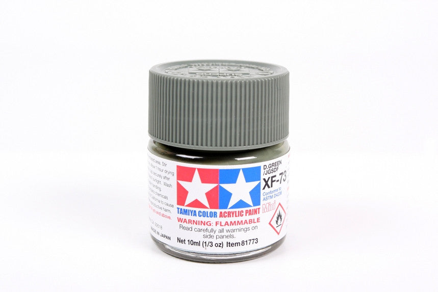 Tamiya 81773 Mini Acrylic XF-73 Dark Green - 10ml