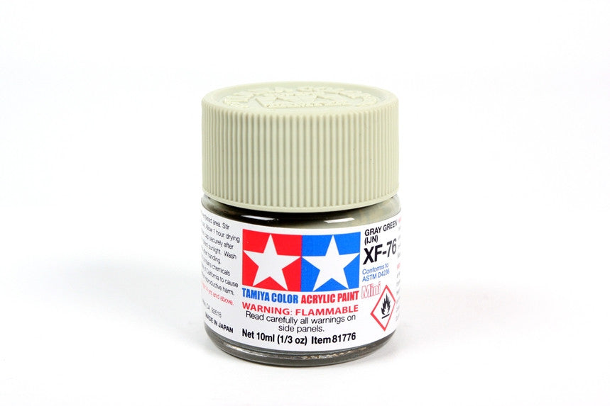 Tamiya 81776 Minilic Mini XF-76 Gray / Green - 10ml