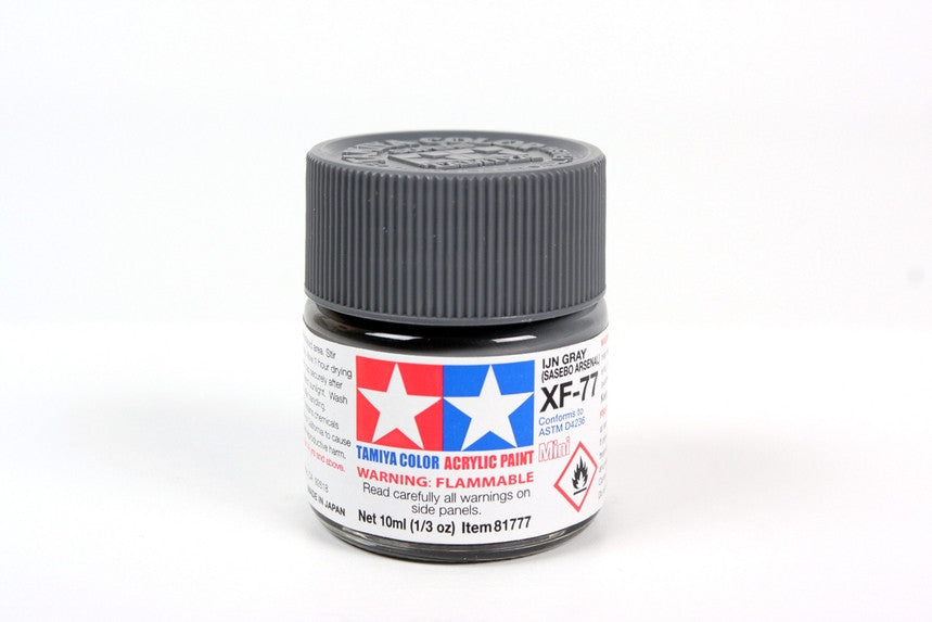Tamiya 81777 Mini Acrylic XF-77 IJN Gray - 10ml