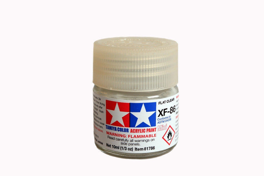 Tamiya 81786 Mini Acrylic XF-86 Flat Cear - 10ml