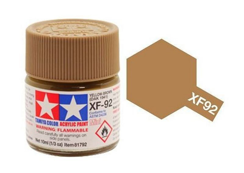 Tamiya 81792 Mini Acrylic XF-92 Yellow / Brown- 10ml