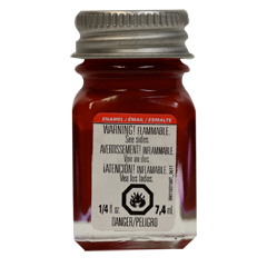Testors 1104 Enamel Paint Gloss Dark Red - 1/4oz