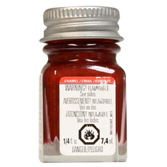 Testors 1105 Enamel Paint Stop Light Red - 1/4oz