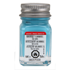 Testors 1107 Enamel Paint Turquoise - 1/4oz