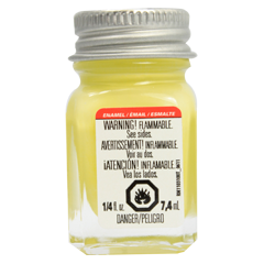 Testors 1112 Enamel Paint Gloss Light Yellow - 1/4oz