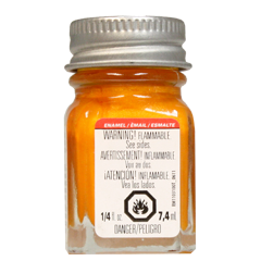 Testors 1115 Enamel Paint Turn Signal Amber - 1/4oz